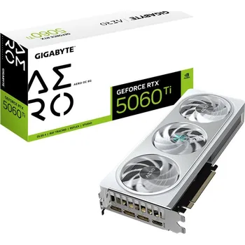 Grafická karta GIGABYTE GeForce RTX 5060 Ti AERO OC 8G NVIDIA 8 GB GDDR7