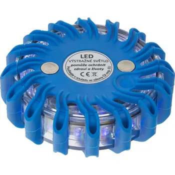Pracovní světlo LED výstražné světlo 16LED, modré