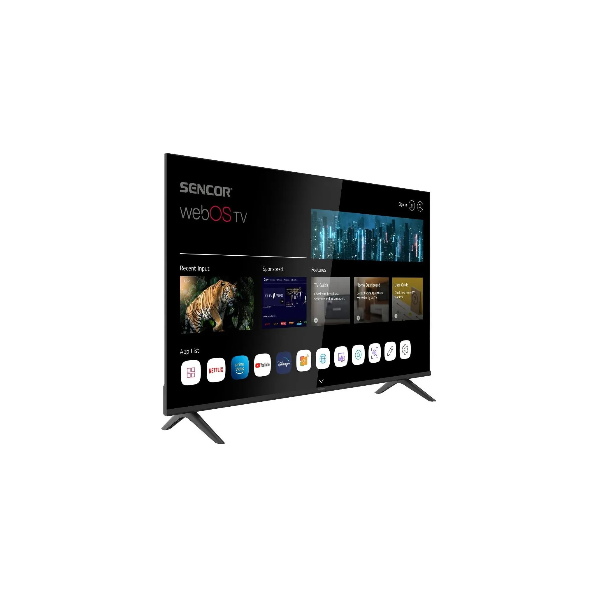 Fotografie 3 - Televizor Sencor 43" Smart TV (SLE 43US803B)