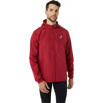 Pánská bunda pánská sportovní bunda ASICS-Run-Hood-Jacket (ASICS-Run Hood - tmavě červená)