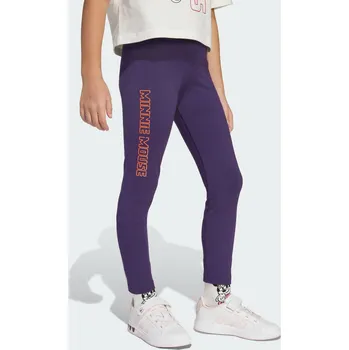 Dívčí oblečení ADIDAS Dětské legíny s myškou Minney 9 LET FIALOVÁ|RŮŽOVÁ