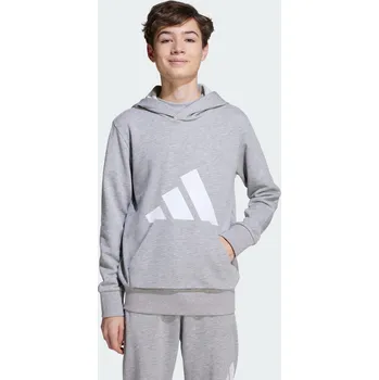 Dámské oblečení ADIDAS Dětská mikina Essentials 9 LET BÍLÁ|ŠEDÁ