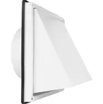 Dalap Ventilační mřížka nerez 150 mm GM 152 BKNW s klapkou, bílá