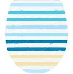 Wenko Záchodové prkénko Premium se zpomalovacím mechanismem (pruhy)