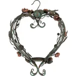 Clayre & Eef - Kovový svícen ve tvaru srdce 5Y1341