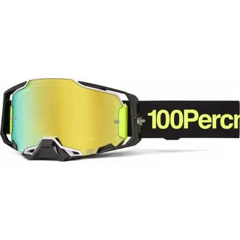 Motocyklové brýle ARMEGA ORBAN - 100%, (zlaté plexi)