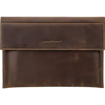 pouzdro na notebook Contacts® kožené pouzdro na Macbook do 14.2"