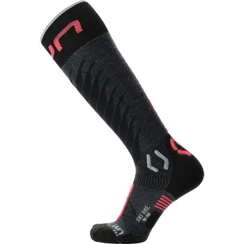 Dámské termo ponožky UYN One Merino Socks W S100275G048 - anthracite/pink 37/38
