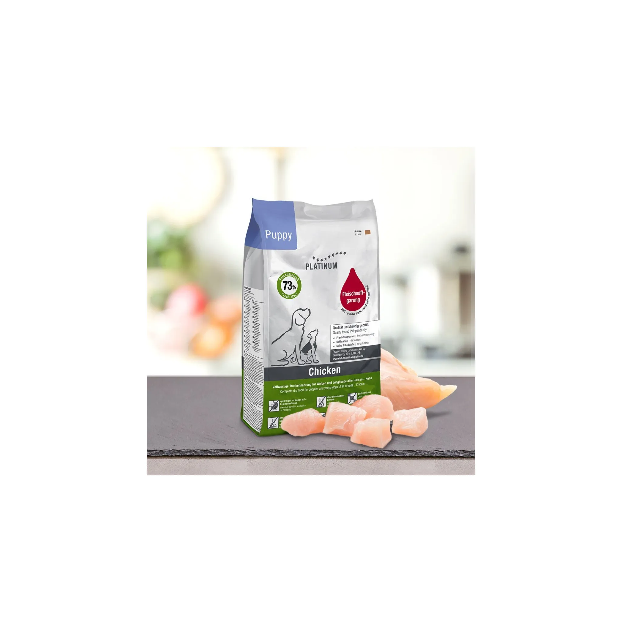 Fotografie 1 - Krmivo pro psa Platinum Natural Puppy Chicken 1,5 kg