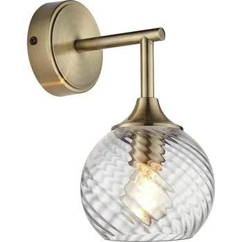 Nástěnné svítidlo Endon 103173 - Nástěnné svítidlo ALLEGRA 1xE14/7W/230V mosaz/čirá