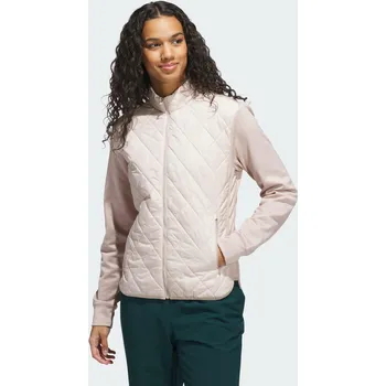 ADIDAS Prošívaná bunda na zip Ultimate365 XL BÉŽOVÁ