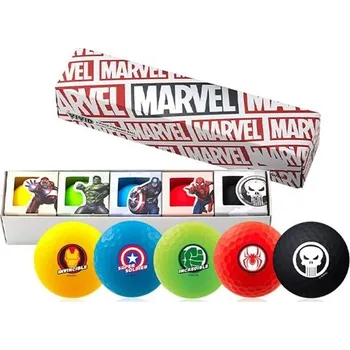 Golfový míček Volvik Vivid Marvel dárkové balení golfových míčků 5ks