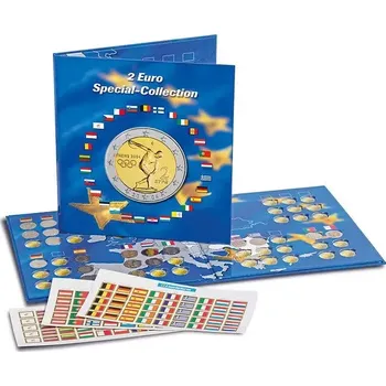 Obal pro sběratelský předmět Leuchtturm PRESSO album na 57 ks 2 € mincí