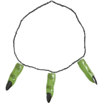 Karnevalový doplněk Čarodějnický náhrdelník Prsty