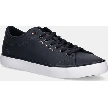 Pánské tenisky Tenisky Tommy Hilfiger TH HI VULC CORE LOW LTH II ESS pánské, tmavomodrá barva, FM0FM05511 59X, EUR 46