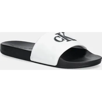 Pánská obuv Pantofle Calvin Klein Jeans SLIDE JELLY MONO PU pánské, černá barva, YM0YM01281 99X, EUR 41