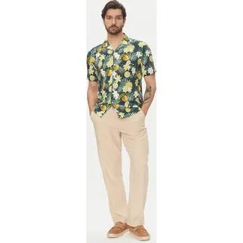 Pánská košile Lindbergh Košile 30-203729 Zelená Relaxed Fit XL