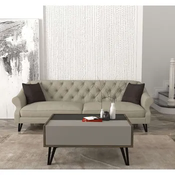 Konferenční stolek OTARU konferenční stolek na nožičkách, cura/riversand/antracit