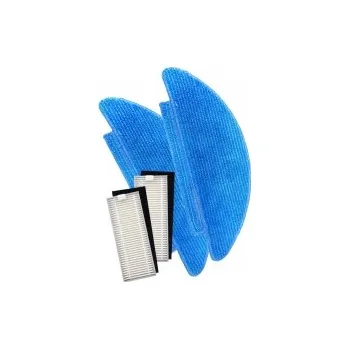 Sada příslušenství pro robotický vysavač HEPA filtry a mopy k vysavači TESLA AI300 Smart Robot Vacuum Laser sada 4ks