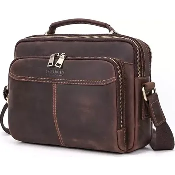 Contacts® pánská kožená taška přes rameno Soto 7L