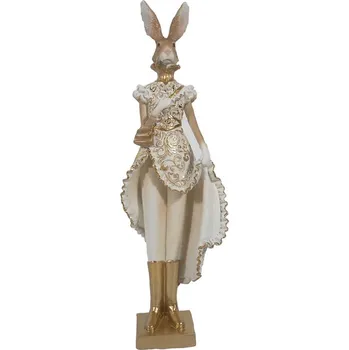 Clayre & Eef - Dekorativní figurka zaječí šlechtičny 6PR3603