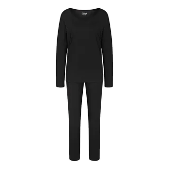 Dámské pyžamo Dámské pyžamo Timeless Sensuality PK LSL - BLACK - černé 0004 - TRIUMPH BLACK 40