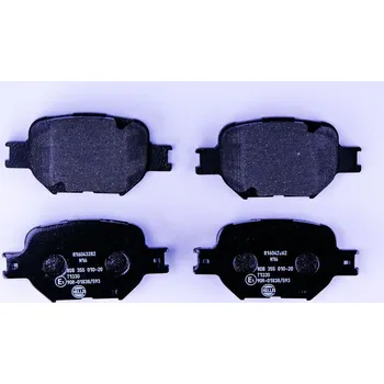 Brzdová destička Sada brzdových destiček, kotoučová brzda HELLA 8DB 355 010-201