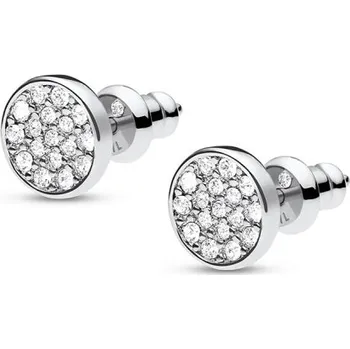 Šperk Fossil Třpytivé náušnice pecky z mosazi JOA00280040 + 2 měsíce na vrácení zboží