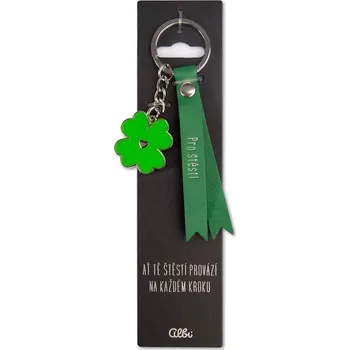 Albi Klíčenka pro štěstí 61880 čtyřlístek