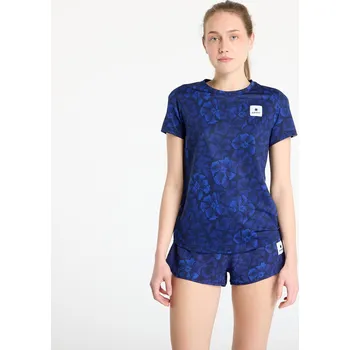 Dámské tričko Tričko SAYSKY W Flower Combat T-Shirt Blue AOP XS