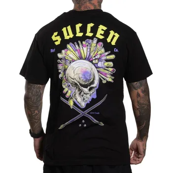 tričko hardcore pánské - CARRILLO BADGE - SULLEN - SCM6742_BK - 4XL