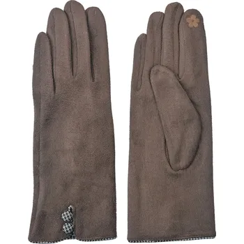 Módní doplněk Clayre & Eef - Dámské rukavice BROWN JZGL0036CH