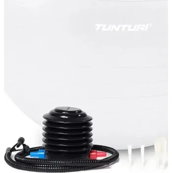 Gymnastický míč Gymnastický míč s pumpičkou TUNTURI zesílený 75 cm Krémově bílý