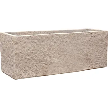 Květináč Coast Mountains Rectangle Planter Khaki V 16 cm / D 43 cm