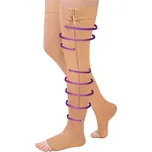Wellife Kompresní punčochy stehenní se zipem tělové L-XL