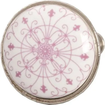 Nábytkové kování Clayre & Eef - Nábytková úchytka GIGLIO ROSA 61879