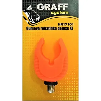 Graff Gumová rohatinka Deluxe XL Oranžová, 2 ks