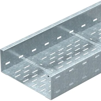 kabelová chránička OBO BETTERMANN Žlab WKSG 130FS, pásově zinkováno, délka 6m 6098115