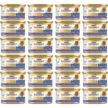 Krmivo pro kočku PURINA Gourmet Gold Mousse with lamb - mokré krmivo pro kočky - 24x85g