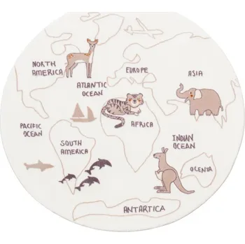 Koberec Koberec SOFTY Kids Animals World kruh