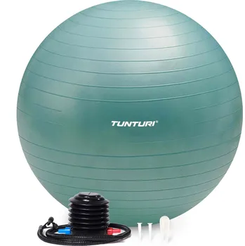 Gymnastický míč Gymnastický míč TUNTURI zesílený 90 cm Petrolejový