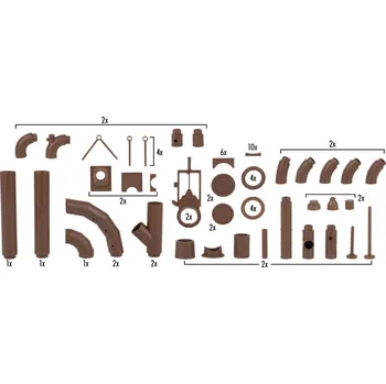 Modelová železnice Faller 180327 H0 Sada trubkových kabelů