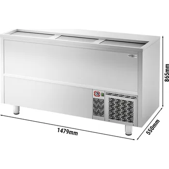 Lednice G.Gastro Pultový mrazák na lahve 445L
