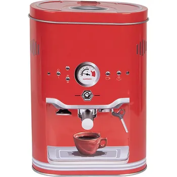 Dóza na potraviny Clayre & Eef - Plechová dóza COFFEE CUP 6BL0190