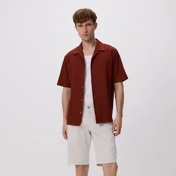 Pánské oblečení Reserved - Šortky chino regular - béžová - 0046V-08M - 0046V-08M-31