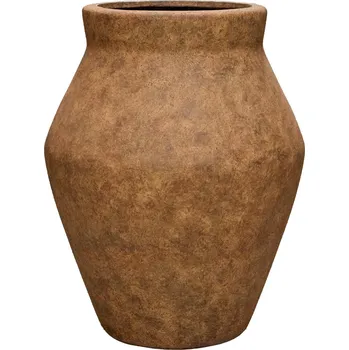 Květináč Fleuri High Travertine Rustic Antique L - Ø 55 cm / V 68 cm