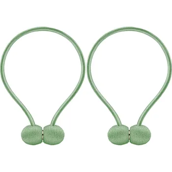 Příslušenství pro záclonu a závěs Textilomanie Umbra magnetická spona na závěsy zelená 2 ks