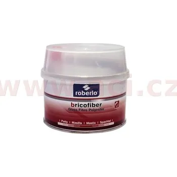 BRICOFIBER (RESINPLAST) polyesterový tmel se skelným vláknem (+1 tužidlo, +2 stěrky) ROBERLO 0,4 Kg