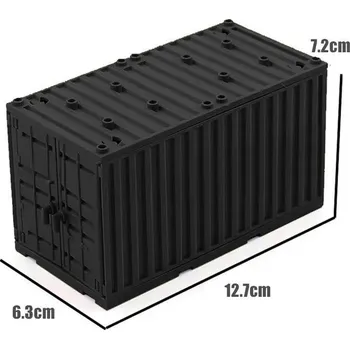 ostatní stavebnice Vojenské kontejnery pro vojáky a zbraně container-black