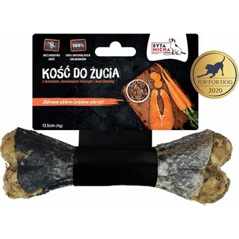 Pamlsek pro psa SYTA MICHA Žvýkací kost pro krásnou srst - žvýkací kost pro psy - 13,5 cm